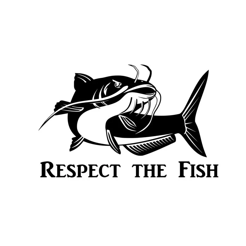 17.8CM*11.3CM Respect The Fish Sticker Bass Crappie Walleye Salmon Finder Decals Car Sticker And Stylings Black/Sliver C8-1352
17.8CM*11.3CM Respect The Fish Sticker Bass Crappie Walleye Salmon Finder Decals Car Sticker And Stylings Black/Sliver C8-1352