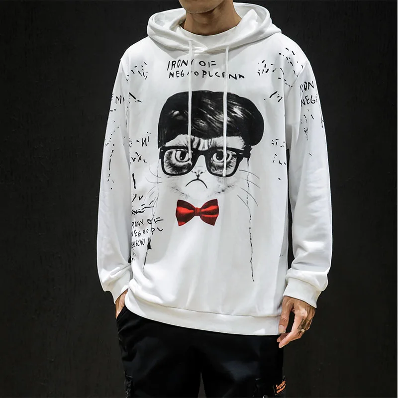 Cartoon Cat Oversize M-5XL New Fashion Autumn Fashion Hoodies Male Warm Hooded Men Brand Sweatshirts Lightweight Casual Hoodies
Cartoon Cat Oversize M-5XL New Fashion Autumn Fashion Hoodies Male Warm Hooded Men Brand Sweatshirts Lightweight Casual Hoodies