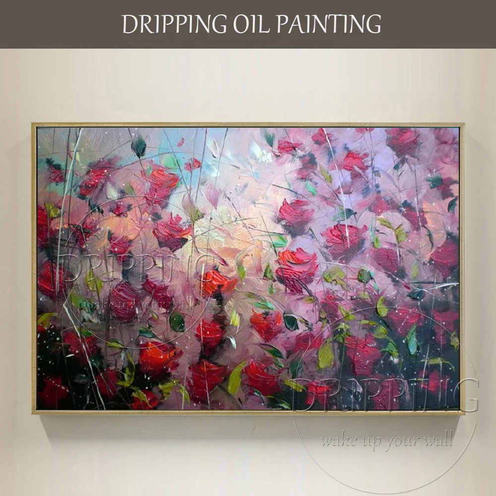 High Quality Handmade Wild Flowers Oil Painting on Canvas Beautiful Colors Modern Abstract Flower Oil Painting for Wall Decor
High Quality Handmade Wild Flowers Oil Painting on Canvas Beautiful Colors Modern Abstract Flower Oil Painting for Wall Decor