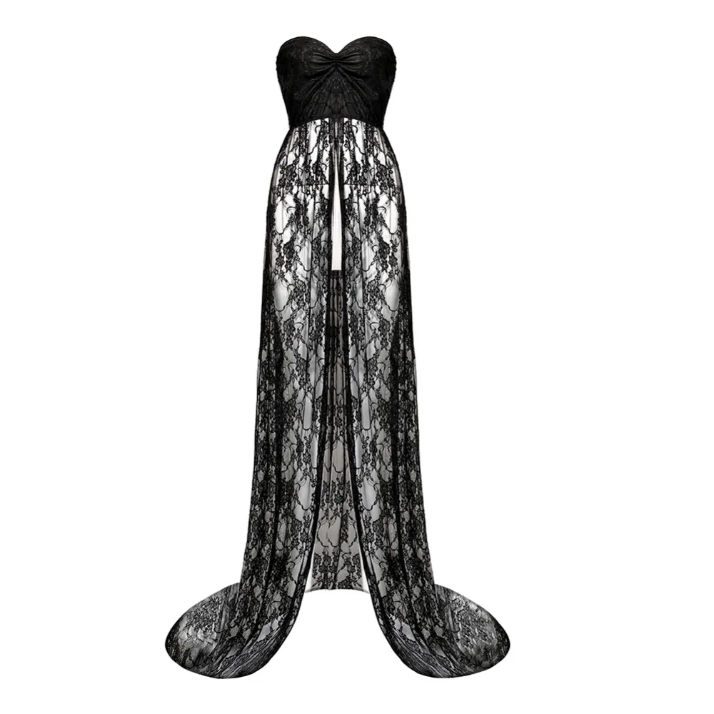Maternity Lace Gown Split Front Maxi Photography Dress for Poto Shoot Party Dress
Maternity Lace Gown Split Front Maxi Photography Dress for Poto Shoot Party Dress