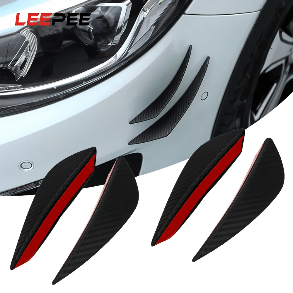 LEEPEE 4 Pieces/Set Bumper Scratch Protection Car Bumper Stickers Car Front/Rear Edge Corner Guard Streamline Decoration Strip
LEEPEE 4 Pieces/Set Bumper Scratch Protection Car Bumper Stickers Car Front/Rear Edge Corner Guard Streamline Decoration Strip
