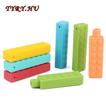 1Pc Food Grade Silicone Beads Rectangle Brick Teether for DIY Baby Teething Necklace Child Toy Pencil Set Pendant Gifts
1Pc Food Grade Silicone Beads Rectangle Brick Teether for DIY Baby Teething Necklace Child Toy Pencil Set Pendant Gifts