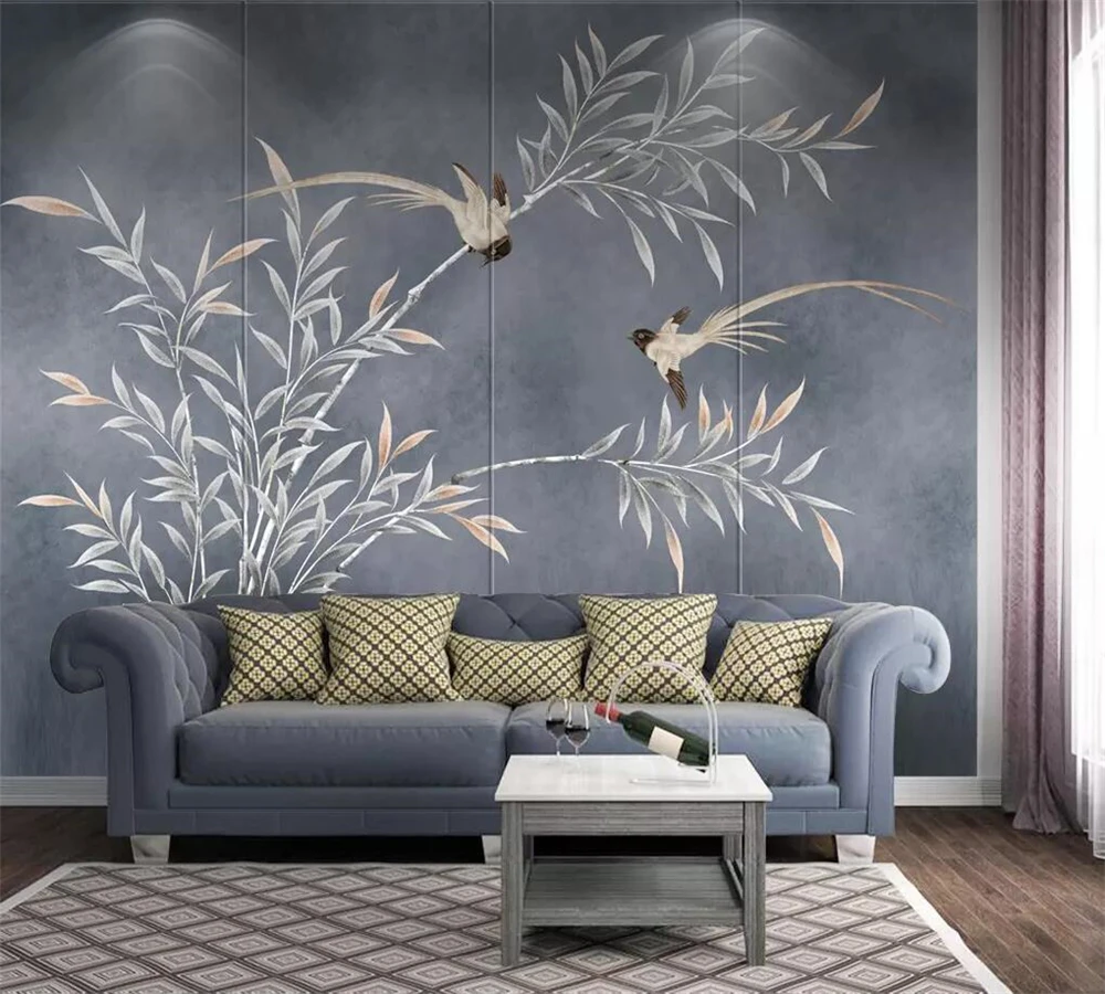 beibehang Custom photo mural 3d wallpaper Chinese style flower and bird navy blue pigment ya style TV background wall paper 3d
beibehang Custom photo mural 3d wallpaper Chinese style flower and bird navy blue pigment ya style TV background wall paper 3d