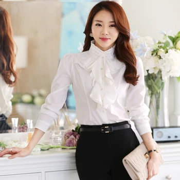 Paris Girl Women's fashion full sleeve casual shirt elegant ruffle collar casual blouse undershirt
Paris Girl Women's fashion full sleeve casual shirt elegant ruffle collar casual blouse undershirt