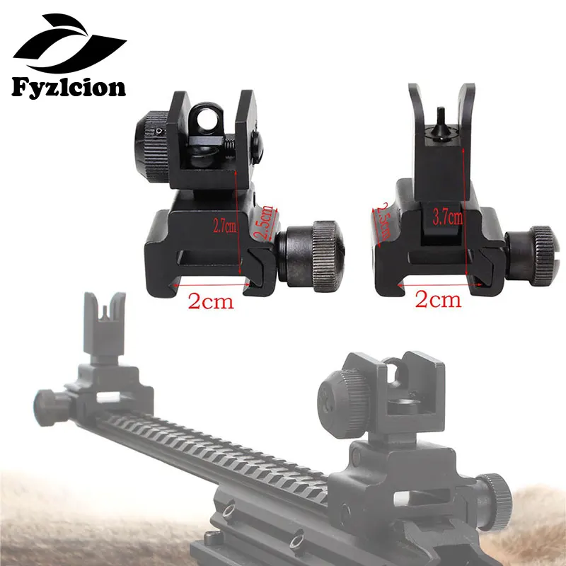 Tactical BUIS Quick Detachable Front and Rear Side Sight Flip Up Rapid Transition Iron Sights of Gun Accessories Hunting
Tactical BUIS Quick Detachable Front and Rear Side Sight Flip Up Rapid Transition Iron Sights of Gun Accessories Hunting