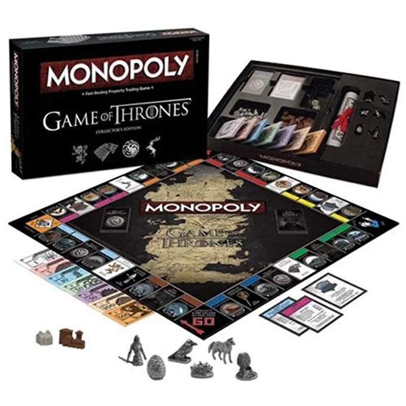 Game of Thrones Monopoly Board Game English Version
Game of Thrones Monopoly Board Game English Version