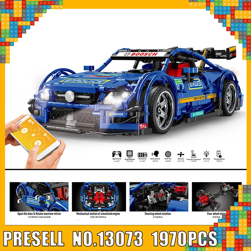 New Style Yeshin DHL 13073 Technic Car Compatible With Legoing MOC-6687 Blue Racing Car Set Building Blocks Bricks App RC Car Mo
New Style Yeshin DHL 13073 Technic Car Compatible With Legoing MOC-6687 Blue Racing Car Set Building Blocks Bricks App RC Car Mo