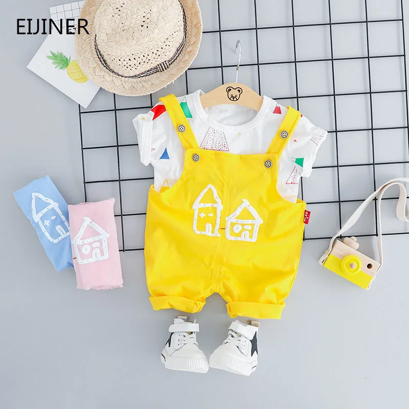 Summer Baby Girl Clothes Cotton Short Sleeve Print Triangle t shirt+Short pants 2pcs bebes Tracksuit Baby Boy Girl Clothing Set
Summer Baby Girl Clothes Cotton Short Sleeve Print Triangle t shirt+Short pants 2pcs bebes Tracksuit Baby Boy Girl Clothing Set