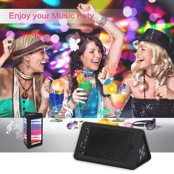 Bluetooth 4.0 Speakers Portable Wireless LED Light Visual Display Mode Built-in Mic Hands-free 8899
Bluetooth 4.0 Speakers Portable Wireless LED Light Visual Display Mode Built-in Mic Hands-free 8899