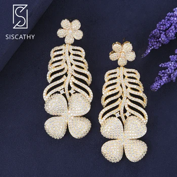 2019 Fashion Jewelry Women Luxury Blossom Full Cubic Zirconia Inlaid Pierced Earrings wedding Engagement Dangle Drop Earrings
2019 Fashion Jewelry Women Luxury Blossom Full Cubic Zirconia Inlaid Pierced Earrings wedding Engagement Dangle Drop Earrings