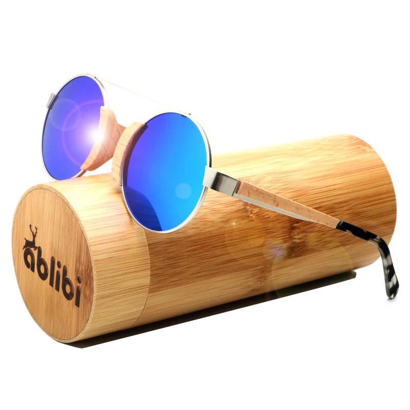 Ablibi Handmade Wood Lennon Sunglasses Women Polarized Lenses Tiny Sun Glasses Unique Bamboo Wooden Shades in Bamboo Tube
Ablibi Handmade Wood Lennon Sunglasses Women Polarized Lenses Tiny Sun Glasses Unique Bamboo Wooden Shades in Bamboo Tube