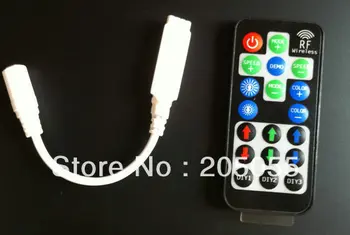 RF Mini RGB 12A Controller for RGB 5050 LED Strip Wireless DIY Dynamic DC 12-24V with Remote control
RF Mini RGB 12A Controller for RGB 5050 LED Strip Wireless DIY Dynamic DC 12-24V with Remote control