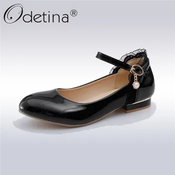 Odetina 2019 New Fashion Mary Janes Buckle Strap Pumps Pearl Ruffles Sweet Shoes Low Heel Shoe Anckle Strap Footwear Big Size 43
Odetina 2019 New Fashion Mary Janes Buckle Strap Pumps Pearl Ruffles Sweet Shoes Low Heel Shoe Anckle Strap Footwear Big Size 43