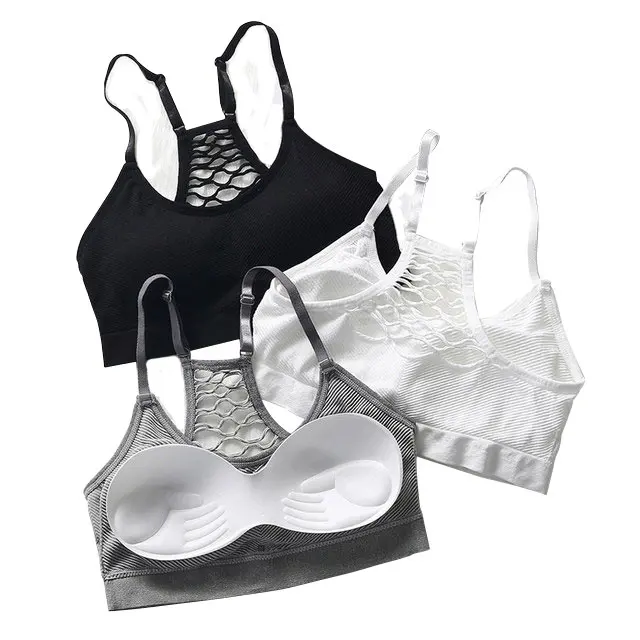 Women Breathable No rims Bras Gym work out Bras Yoga Bra Woman Fitness Underwear Athletic Brassiere
Women Breathable No rims Bras Gym work out Bras Yoga Bra Woman Fitness Underwear Athletic Brassiere