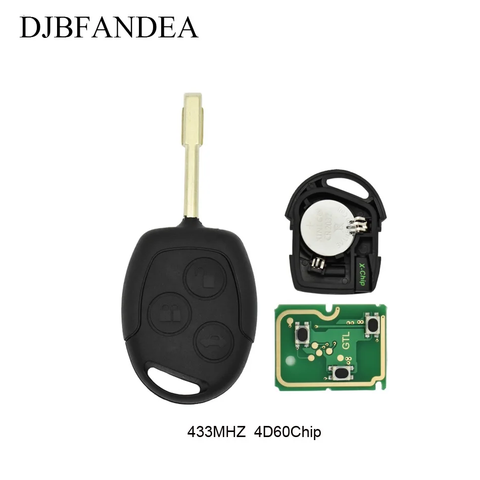 DJBFANDEA 3Pcs/Lot 433MHZ 3 Buttons Remote Entry Key Fob Case For For Ford Mondeo Fiesta Focus Transit With 4D60 Chip FO21 Blade
DJBFANDEA 3Pcs/Lot 433MHZ 3 Buttons Remote Entry Key Fob Case For For Ford Mondeo Fiesta Focus Transit With 4D60 Chip FO21 Blade