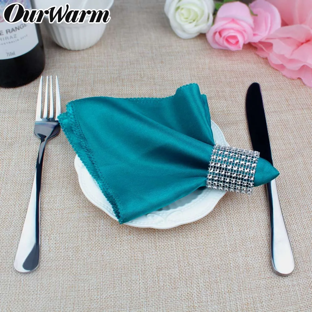 OurWarm 50pcs Wedding Satin Napkins Wedding Solid Handkerchief Decoration Party DIY Supplies 30*30cm Home Textiles
OurWarm 50pcs Wedding Satin Napkins Wedding Solid Handkerchief Decoration Party DIY Supplies 30*30cm Home Textiles