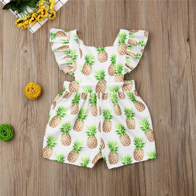 Toddler Backless Rompers Baby Clothing Infant Baby Girls Kids Pineapple Print Jumpsuit Clothes Outfit Playsuit
Toddler Backless Rompers Baby Clothing Infant Baby Girls Kids Pineapple Print Jumpsuit Clothes Outfit Playsuit