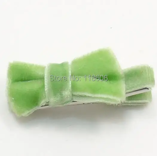velvet hair clips - velvet hair bows3.jpg