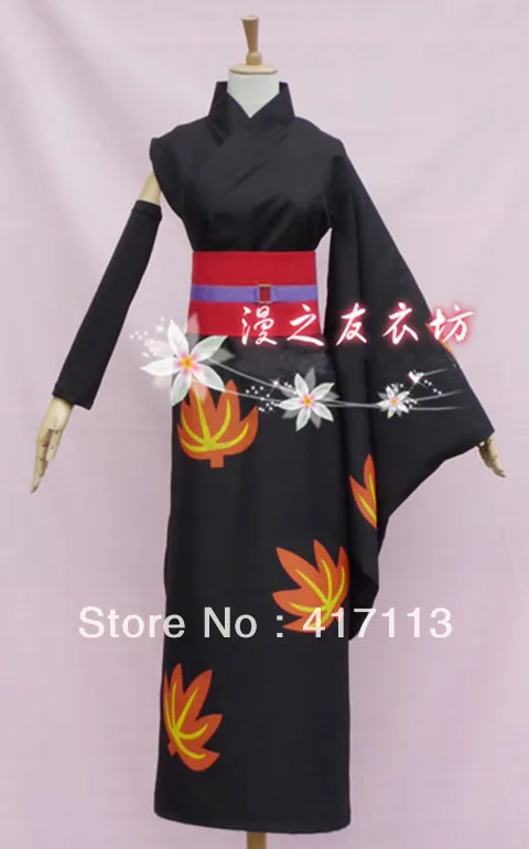 Free Shipping Gintama Silver Soul Death God Courtesan Tsukuyo Cosplay Costume Anime Custom Kimono Uniform 
Free Shipping Gintama Silver Soul Death God Courtesan Tsukuyo Cosplay Costume Anime Custom Kimono Uniform