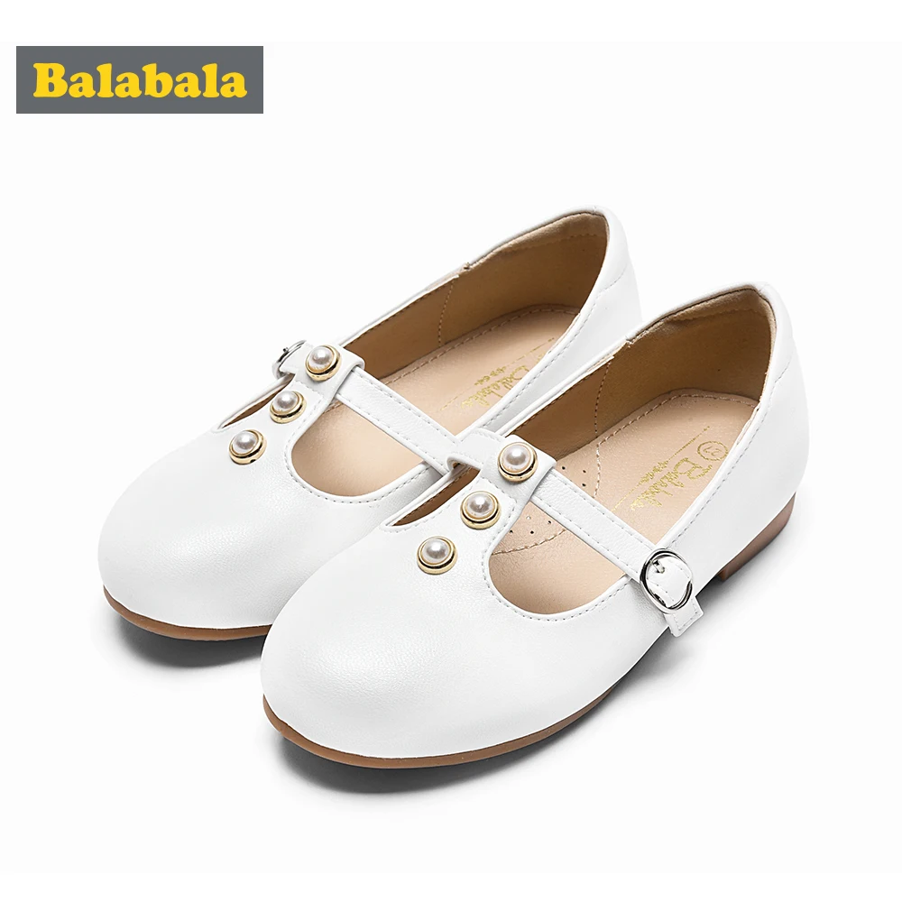 Balabala Girls Leather Mary Janes with Adjustable T-Strap Ballet Flats Dress Shoes with Low Heel Party Princess Shoes with Bead
Balabala Girls Leather Mary Janes with Adjustable T-Strap Ballet Flats Dress Shoes with Low Heel Party Princess Shoes with Bead