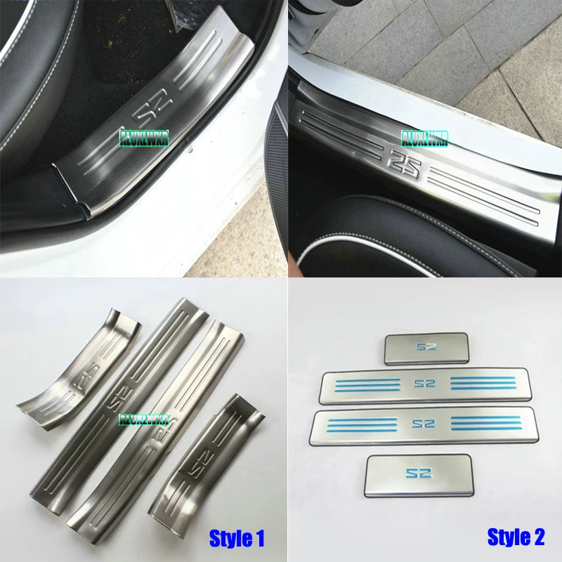 car-styling Stainless door sill Scuff Plate Cover trim Fit For JAC S2 2015 2016 2017 Car accessories Protector automobiles 4PCS
car-styling Stainless door sill Scuff Plate Cover trim Fit For JAC S2 2015 2016 2017 Car accessories Protector automobiles 4PCS