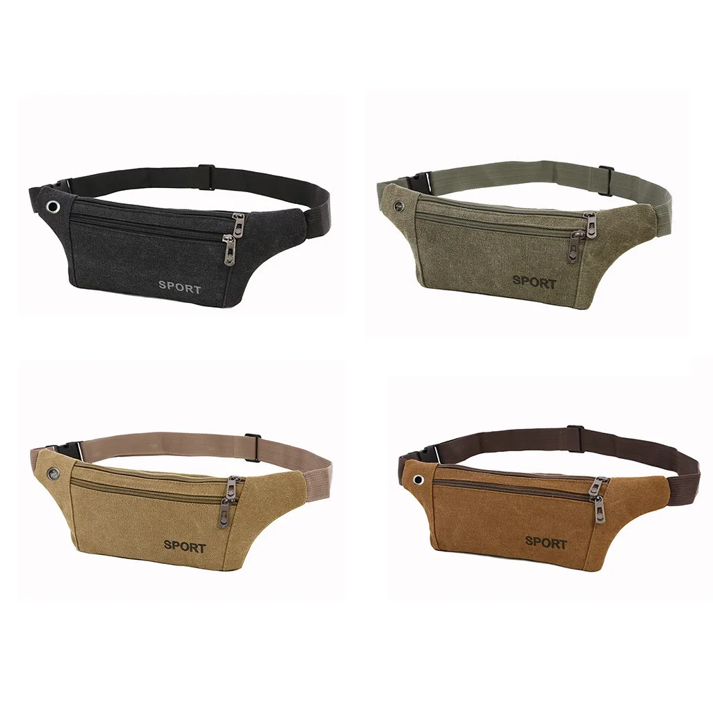 MUQGEW Men Casual Durable Fanny Waist Pack Male Waist Bags Belt Canvas 2019 New Hip Bum Military Bag Pouch Three Zipper Pocket
MUQGEW Men Casual Durable Fanny Waist Pack Male Waist Bags Belt Canvas 2019 New Hip Bum Military Bag Pouch Three Zipper Pocket