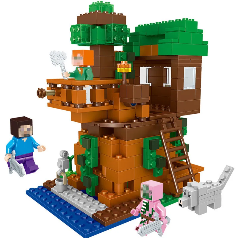 406PCS MY WORLD Tree House Figures Bricks Village Model Building Blocks Sets Toys for Children
406PCS MY WORLD Tree House Figures Bricks Village Model Building Blocks Sets Toys for Children