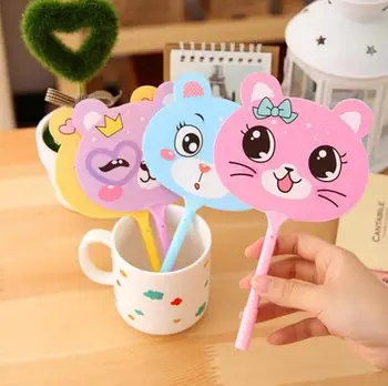 4pc/ lot Creative cartoon cute ball point pen / animal head small fan pen / cartoon gift / prizes/creative stationery
4pc/ lot Creative cartoon cute ball point pen / animal head small fan pen / cartoon gift / prizes/creative stationery