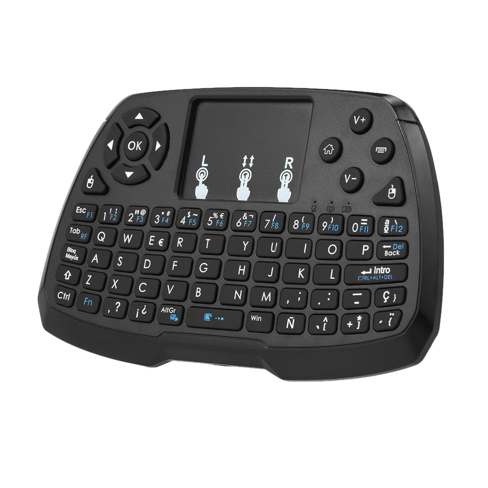 2.4GHz Wireless Keyboard Smart TV Touchpad Mouse Handheld Remote Control for Android TV BOX Smart TV PC Notebook
2.4GHz Wireless Keyboard Smart TV Touchpad Mouse Handheld Remote Control for Android TV BOX Smart TV PC Notebook