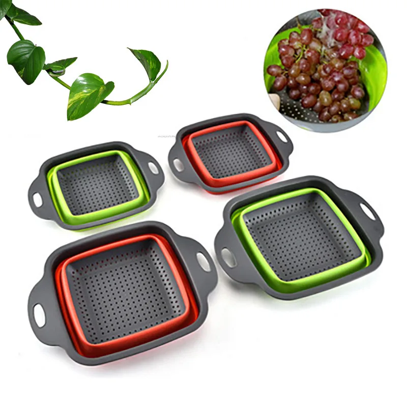 2pcs/set Foldable Strainer Basket Collapsible Colander Sets Square Shape Fruit Vegetable Washing Drainer Kitchen Baskets
2pcs/set Foldable Strainer Basket Collapsible Colander Sets Square Shape Fruit Vegetable Washing Drainer Kitchen Baskets