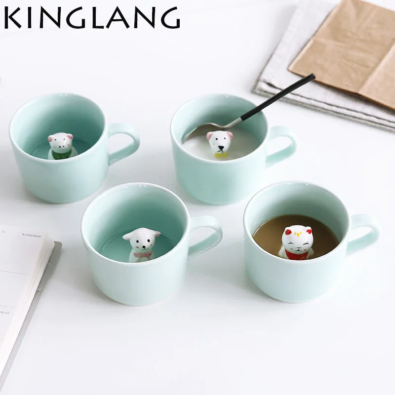 Three-dimensional 3D animal coffee cup ceramic mug cartoon lovers cup cute kawaii mugs for lovers and kids
Three-dimensional 3D animal coffee cup ceramic mug cartoon lovers cup cute kawaii mugs for lovers and kids
