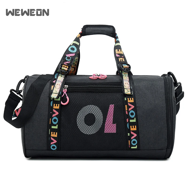 Dry-wet separation Sport Gym Bags for Women Fitness Yoga Handbag Ribbon Lace Travel Tote Cylinder Luggage Bags
Dry-wet separation Sport Gym Bags for Women Fitness Yoga Handbag Ribbon Lace Travel Tote Cylinder Luggage Bags