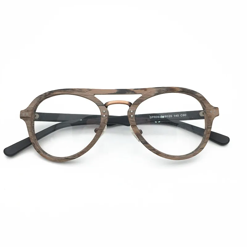 Belight Optical Men Wooden Pilot Shape Double Beam Classical Glasses Frames Designer Eyglasses Fashion Prescription Eyewear 093
Belight Optical Men Wooden Pilot Shape Double Beam Classical Glasses Frames Designer Eyglasses Fashion Prescription Eyewear 093