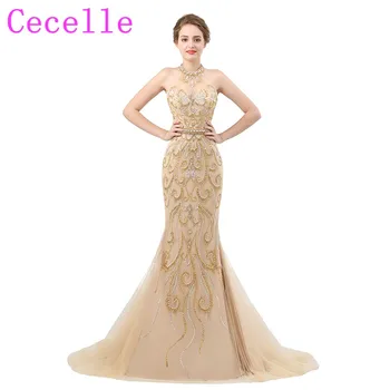 2019 New Designer Mermaid Gold Heavily Beading Luxury Prom Dresses Long Halter Couture Custom Made Special Occasion Dress
2019 New Designer Mermaid Gold Heavily Beading Luxury Prom Dresses Long Halter Couture Custom Made Special Occasion Dress