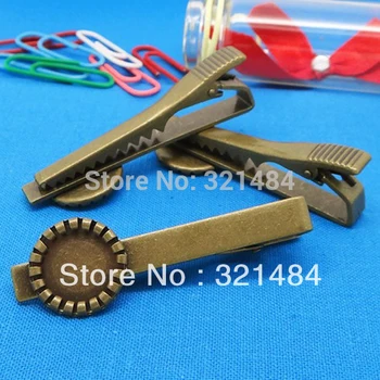 Wholesale 100piece Antique Bronze 50mm Collar Clips Men's Tie Clip Blank w/ 12mm Crimp Round Bezel Setting Cameo Base Findings
Wholesale 100piece Antique Bronze 50mm Collar Clips Men's Tie Clip Blank w/ 12mm Crimp Round Bezel Setting Cameo Base Findings