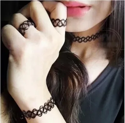C059 popular lady elastic tattoo personality necklace and Elastic fishline personalized tattoo bracelet /ring
C059 popular lady elastic tattoo personality necklace and Elastic fishline personalized tattoo bracelet /ring