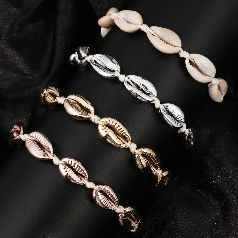 ZOSHI Beach Shell Bracelets For Women Bohemian Gold Silver Metal Shell Charm Bracelets 2019 Fashion Female Bracelet Jewelry
ZOSHI Beach Shell Bracelets For Women Bohemian Gold Silver Metal Shell Charm Bracelets 2019 Fashion Female Bracelet Jewelry