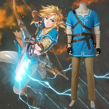 The Legend of Zelda Breath of the Wild Link Cosplay Costume Anime Uniform Halloween Carnival Cosplay Adult Men Blue Shirt Unisex
The Legend of Zelda Breath of the Wild Link Cosplay Costume Anime Uniform Halloween Carnival Cosplay Adult Men Blue Shirt Unisex