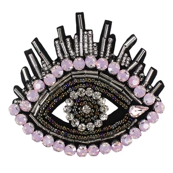 Beaded Crystal Eyes Patches Sewing on Rhinestone Applique for Brooches Shoes Scarf Badge DIY Craft 10 pieces
Beaded Crystal Eyes Patches Sewing on Rhinestone Applique for Brooches Shoes Scarf Badge DIY Craft 10 pieces
