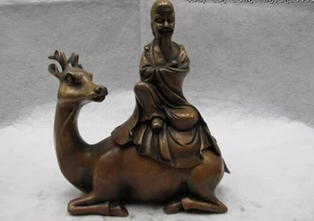 song voge gem S0224 Chinese Folk classical Copper Bronze fable Immortal God Sit spotted deer Statue
song voge gem S0224 Chinese Folk classical Copper Bronze fable Immortal God Sit spotted deer Statue