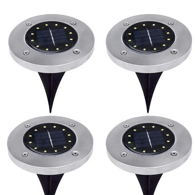 New 12 LED Ground Lights,Solar Power Buried Light,Waterproof Outdoor Disk lights for Path Garden Landscape,Spike Lighting for
New 12 LED Ground Lights,Solar Power Buried Light,Waterproof Outdoor Disk lights for Path Garden Landscape,Spike Lighting for