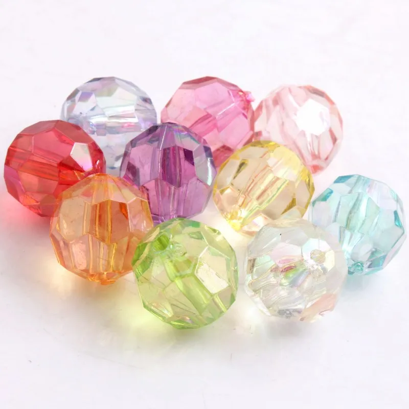 OYKZA Wholesales Chunky Acrylic Transparent AB Faceted Beads for Fashion Jewelry Necklace Making 10mm 12mm 16mm 20mm 22mm
OYKZA Wholesales Chunky Acrylic Transparent AB Faceted Beads for Fashion Jewelry Necklace Making 10mm 12mm 16mm 20mm 22mm