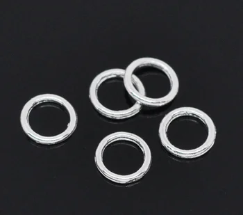 500PCs Silver Plated Soldered Closed Jump Rings Split Rings Metal Connector Findings For Diy Jewelry Making 6mm
500PCs Silver Plated Soldered Closed Jump Rings Split Rings Metal Connector Findings For Diy Jewelry Making 6mm
