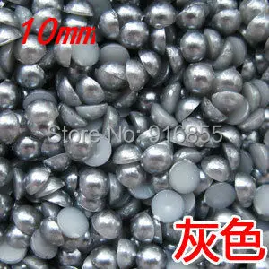 Free shipping 10mm 1000pcs grey color craft half round flatback resin imitation pearls beads for DIY decoration
Free shipping 10mm 1000pcs grey color craft half round flatback resin imitation pearls beads for DIY decoration