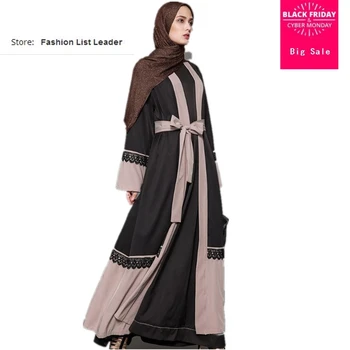 S-5XL Plus size Adult Casual lace Robe Musulmane Turkish Dubai Fashion Abaya Muslim Dress lace Robes Arab Worship Service Wj1472
S-5XL Plus size Adult Casual lace Robe Musulmane Turkish Dubai Fashion Abaya Muslim Dress lace Robes Arab Worship Service Wj1472