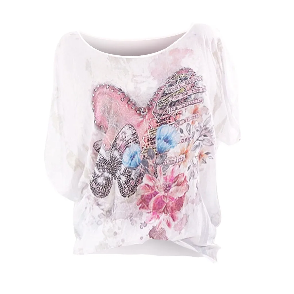 casual t shirt women plus size Tie Dyed Printed summer top elegant Round Neck top women 2019 spring clothes vestidos de veran#G7 
casual t shirt women plus size Tie Dyed Printed summer top elegant Round Neck top women 2019 spring clothes vestidos de veran#G7