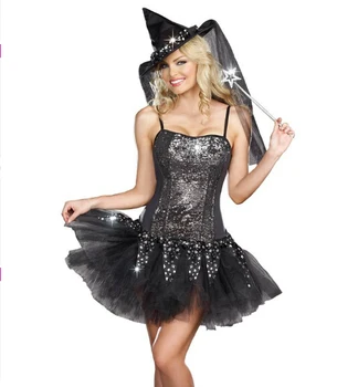 Carnival party Halloween vampire costume cosplay sexy hot black dress+hat nightclub uniform Evil Queen clothing queen costumes
Carnival party Halloween vampire costume cosplay sexy hot black dress+hat nightclub uniform Evil Queen clothing queen costumes