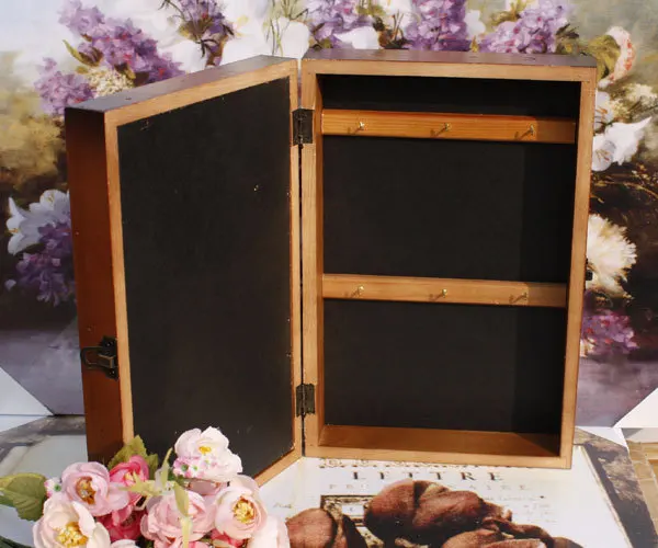 New American-style wooden antique gift box with a resin key box storage box SF-237B
New American-style wooden antique gift box with a resin key box storage box SF-237B