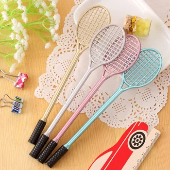 4 Pieces/Batch Latest Creative Badminton Racket Gel Pen Personalized Fashion Stationery School Office Supplies 0.38mm Black Pen
4 Pieces/Batch Latest Creative Badminton Racket Gel Pen Personalized Fashion Stationery School Office Supplies 0.38mm Black Pen