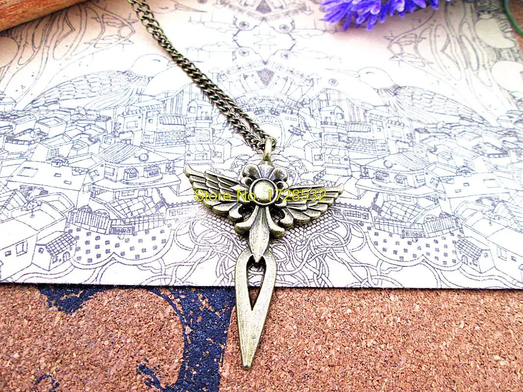 3pcs/lot fashion 48*34mm antique silver Sword of the great angel pendant necklace
3pcs/lot fashion 48*34mm antique silver Sword of the great angel pendant necklace